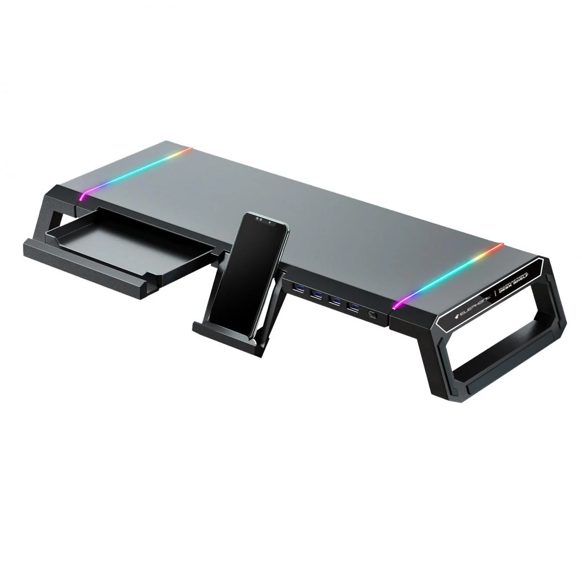 Elephant E-DS02 Desk shelf (monitor riser) RGB Lighting Elephant E-DS02 Desk shelf (monitor riser) RGB Lighting